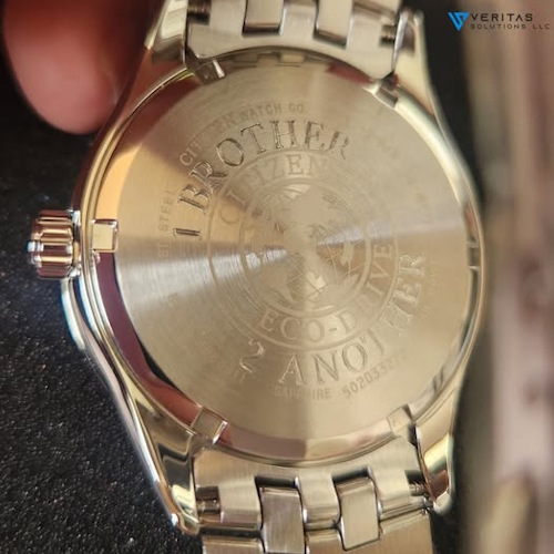 Custom engraving testimonial